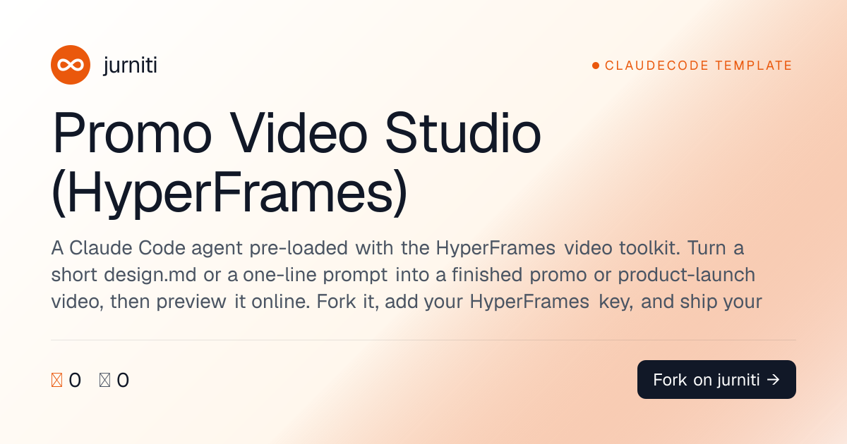 Show HN: Promo video de HyperFrames en VM micro aislada
